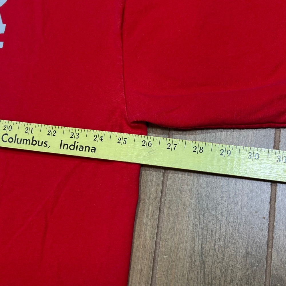 Cotton Exchange Ohio State Football Red Graphic T-Shirt Mens XXL Made in USA - Picture 6 of 9